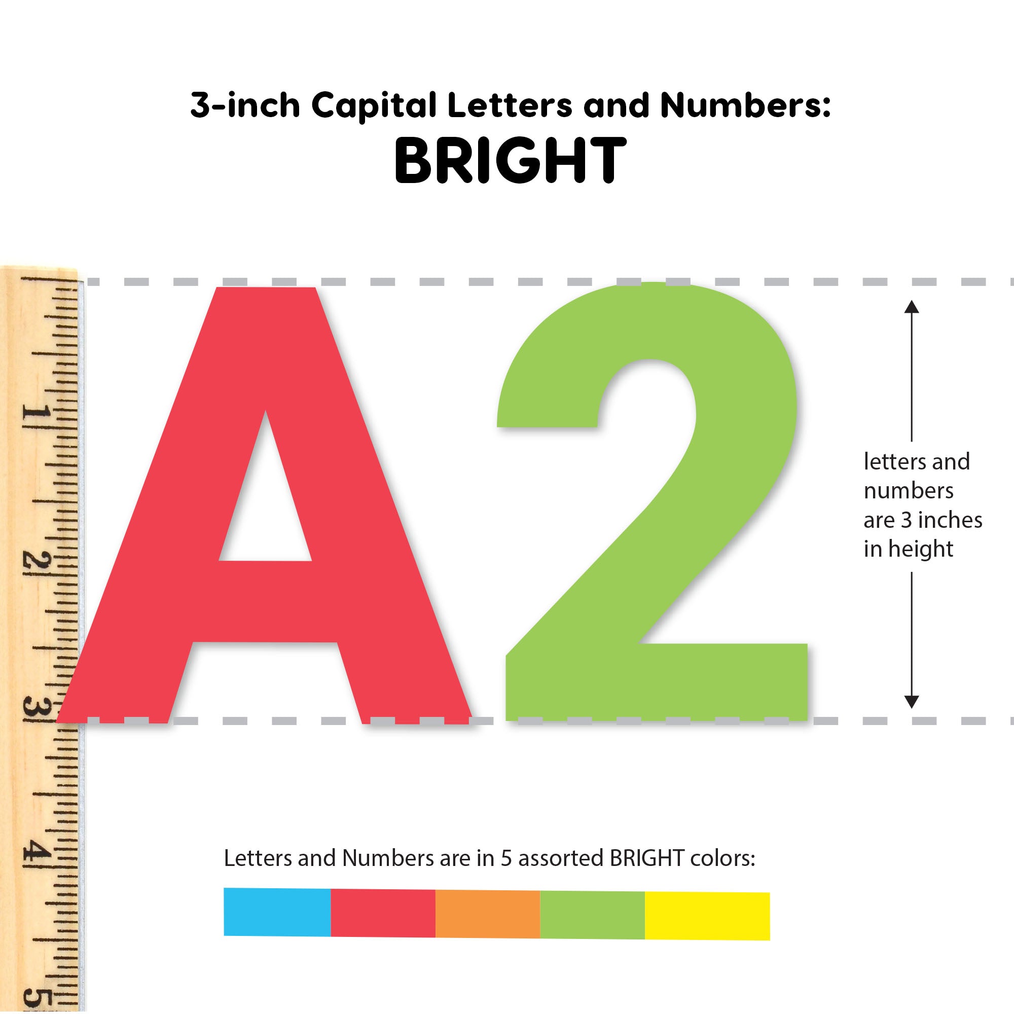 3 inch Letters & Numbers