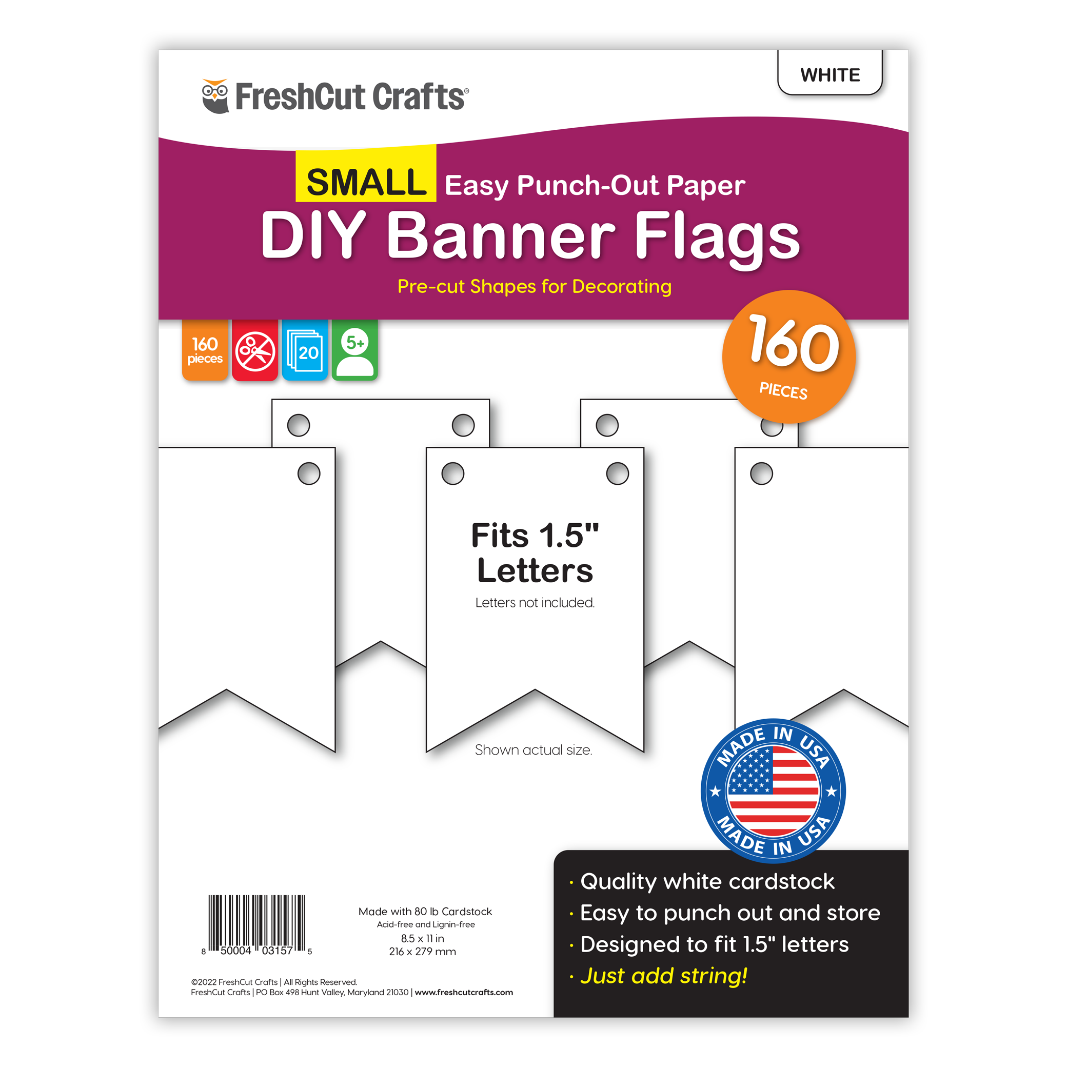 Small DIY Banner Flags