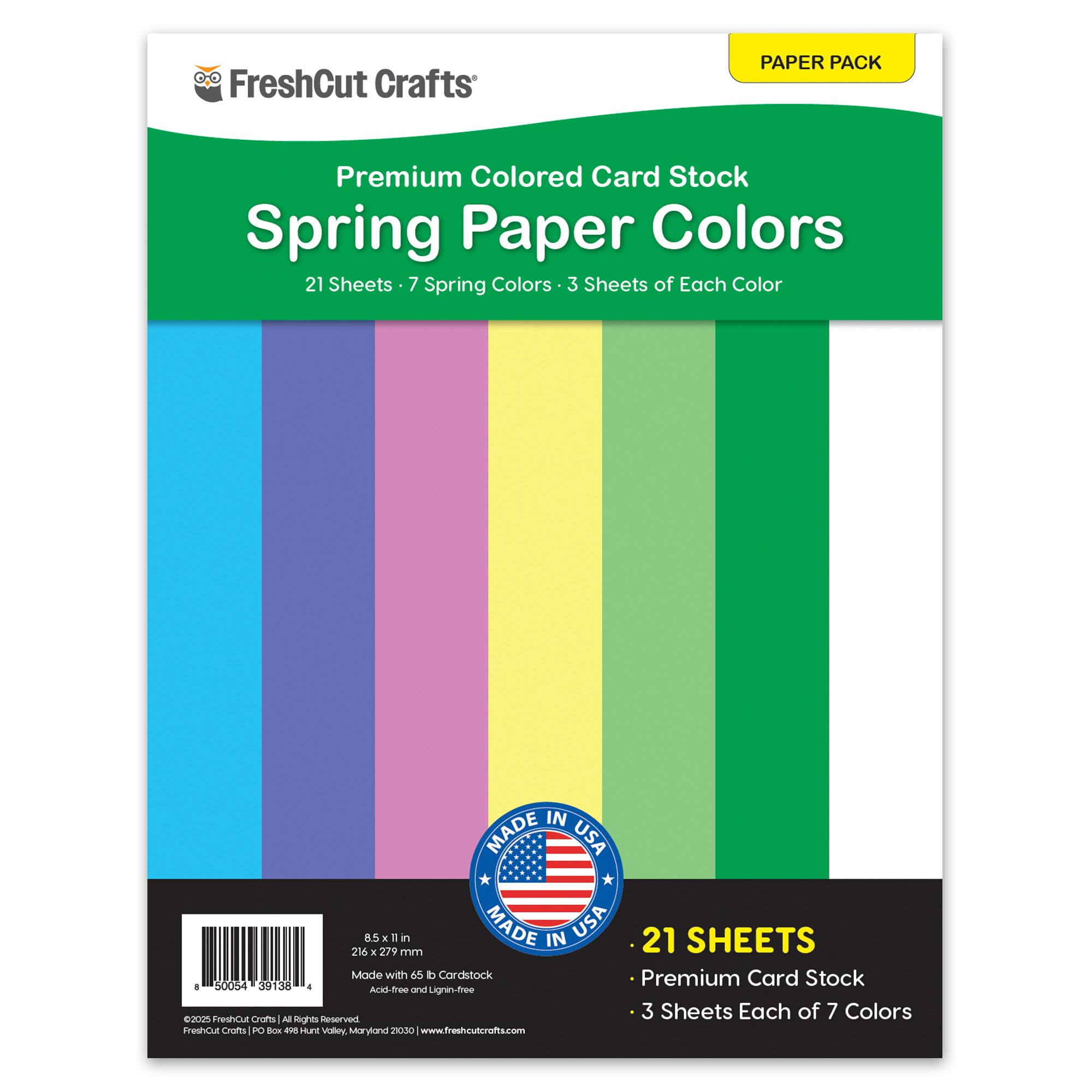 FreshCut Paper packs with vibrant colored cardstock—perfect for paper crafts and DIY projects.