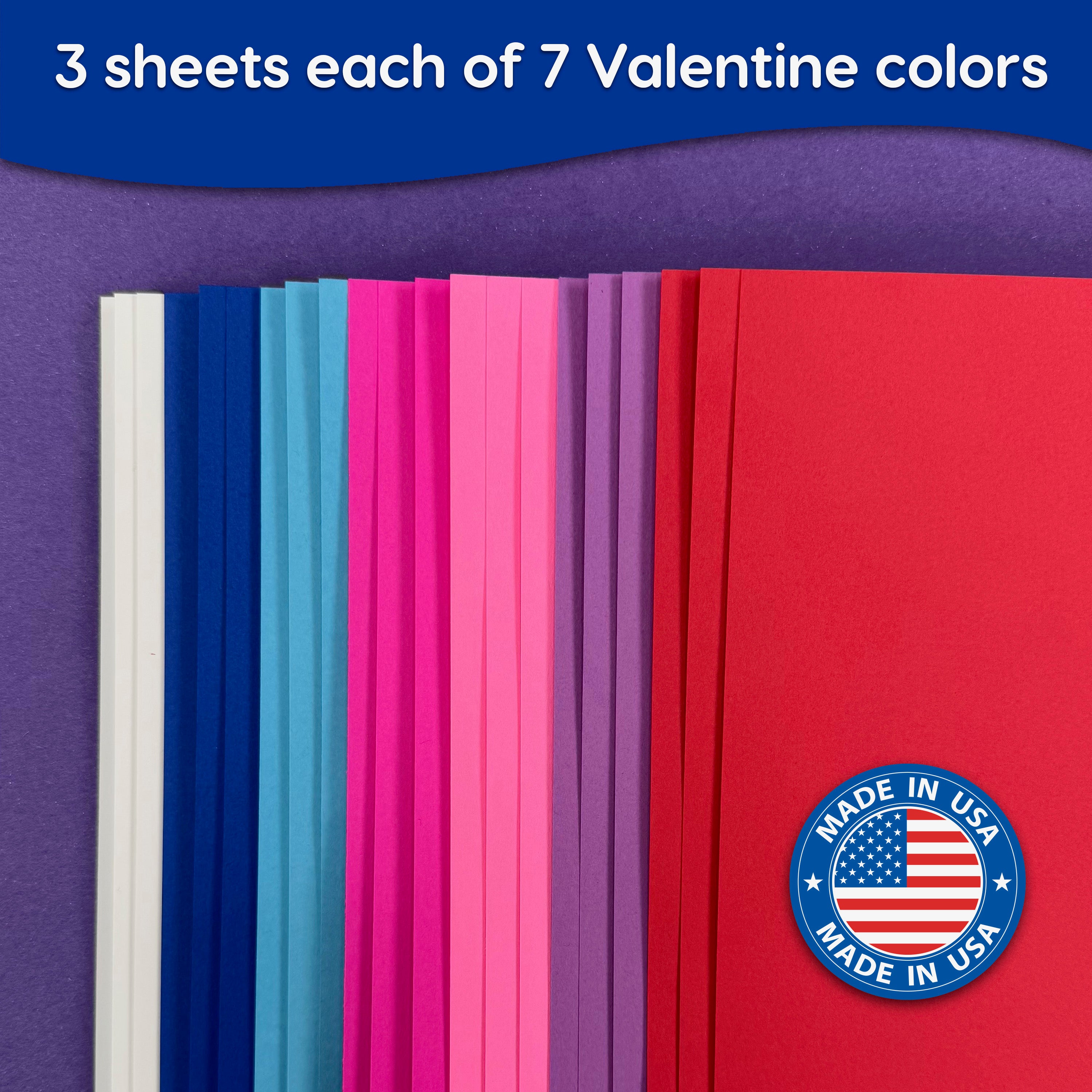 Valentine Paper Colors