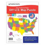 DIY U.S. Map Puzzle